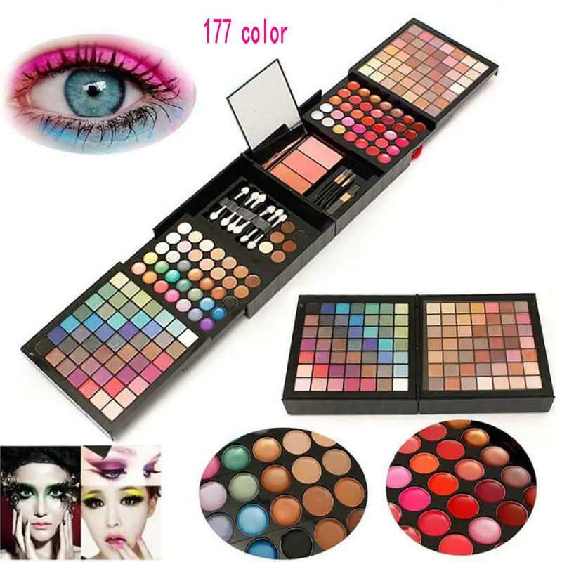 Multicolor Gliltter Eyeshadow Palette Matte