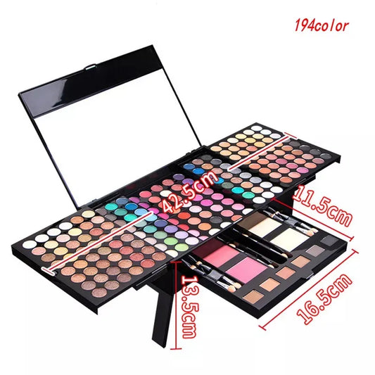 Multicolor Gliltter Eyeshadow Palette Matte