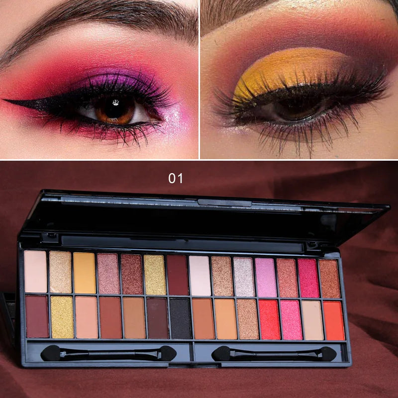 Eyeshadow Palette with Brush Matte