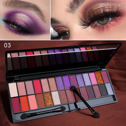 Eyeshadow Palette with Brush Matte